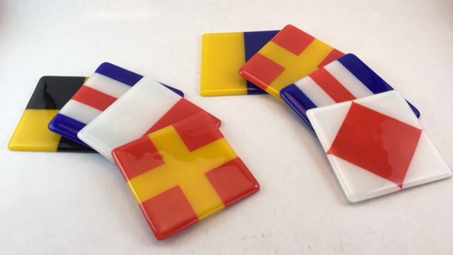 Nautical Flag Coaster Sets